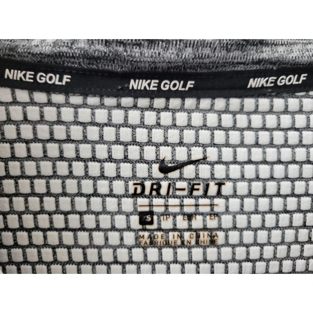 Nike Golf Dri-Fit Womens XS 1/2 Zip Pullover Gray Long Sleeve EUC